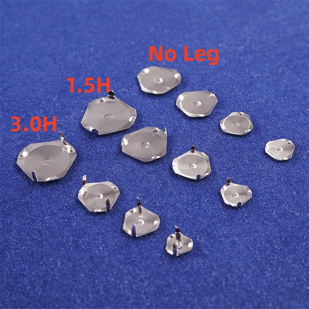 200/1000 Pcs 4 5 6 7.0 8 9 10 12 MM Diameter Triangle Tactile Metal Domes 2 Legs Snap Switch Tact Light Push