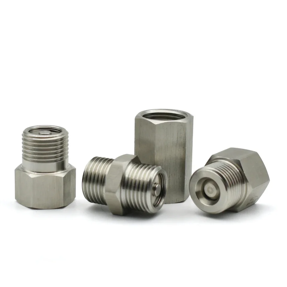 1/4 3/8 1/2 3/4 1 inch BSP female thread hex check valve vertical flow design stainless steel 304 construction max pressure 850