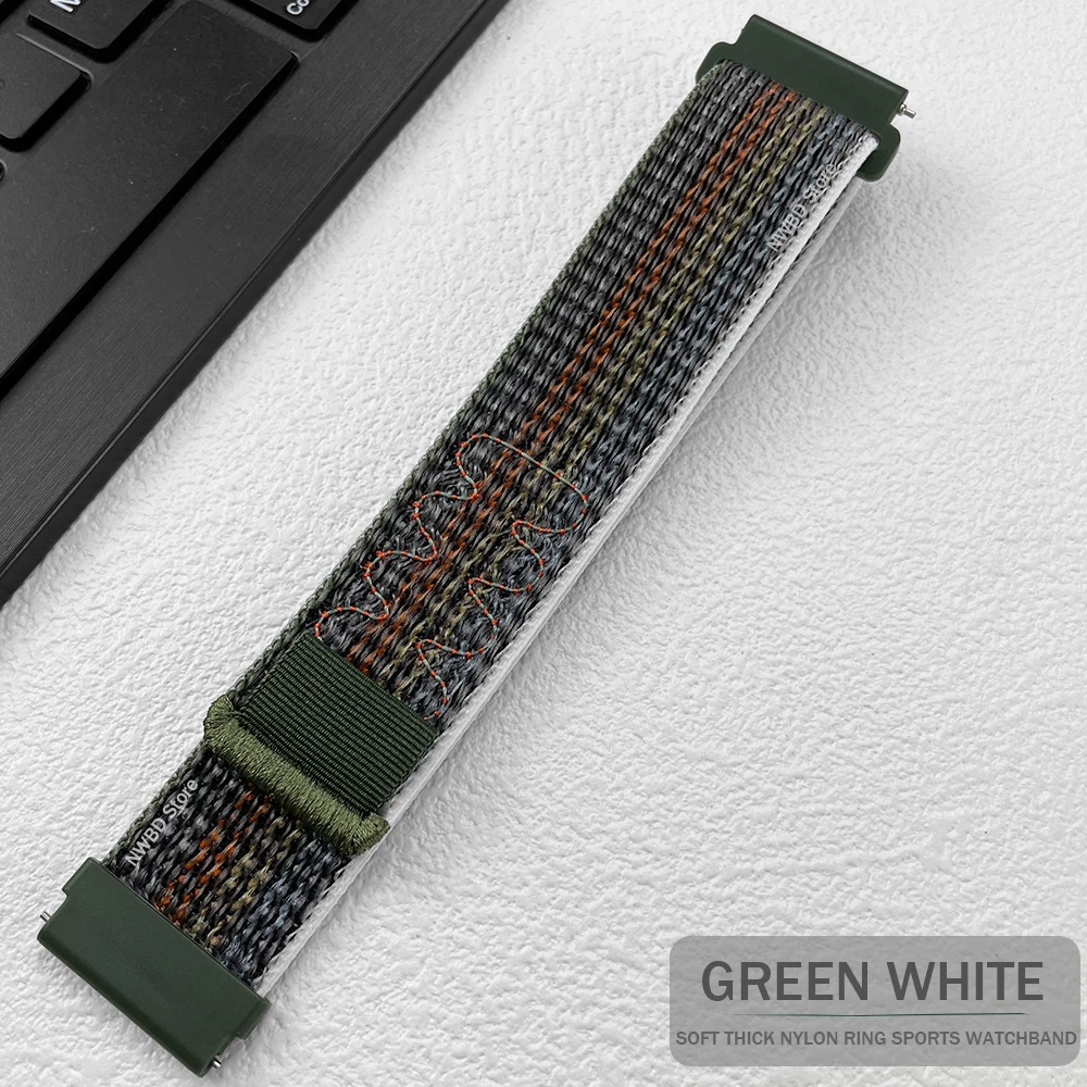 Nylonowy pasek do zegarka HUAWEI 4 46mm GT3 42mm / GT Runner / GT 2 Pro bransoletka do zegarka HUAWEI 3/4 Pro opaska na nadgarstek