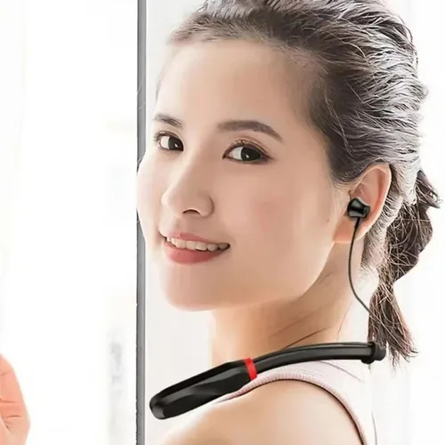 Imagen 2 del producto Para XIAOMI i35 auriculares Bluetooth con banda para el cuello auriculares inalámbricos sonido 9D auriculares deportivos impermeables TWS auriculares con micrófono para teléfono