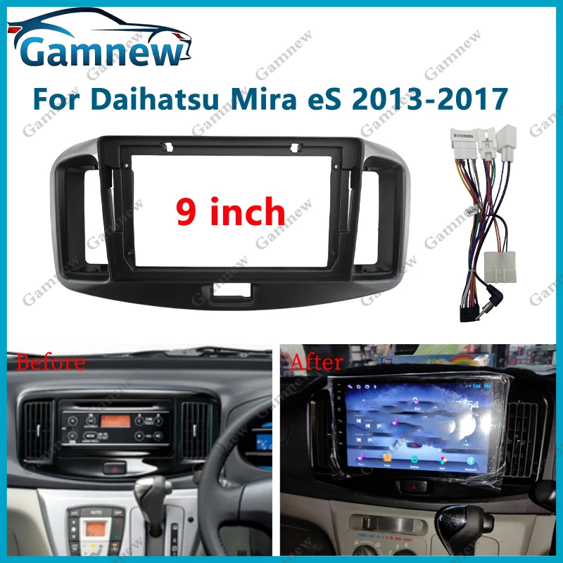 9 INCH Car Audio Frame For 2013-2017 DAIHATSU MIRA GPS Navigation