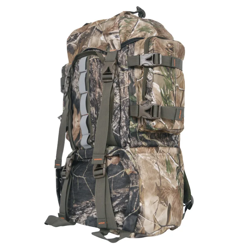 Waterproof Hunting Backpack with Rain Cover, Camo Bag for Men Hunters, 600D, 60 L, 80L, Factory Custom