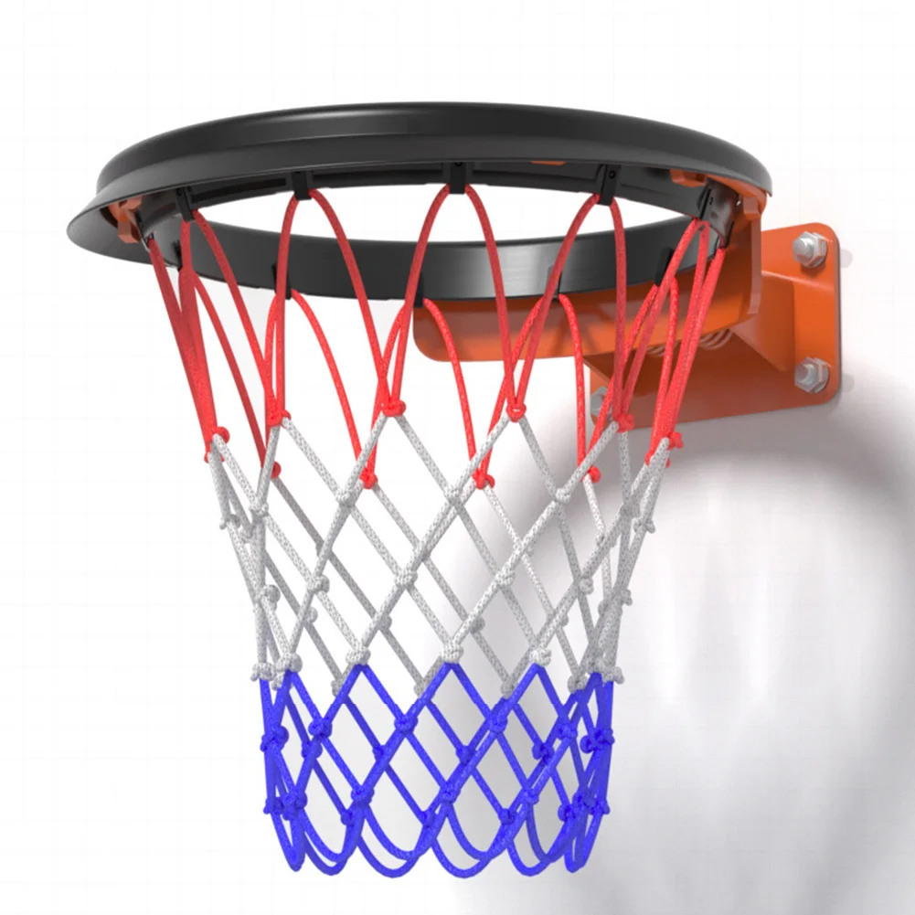 PU Basketball Net Frame Heavy Duty Outdoor Basketball Net Replacement Detachable Basketball Net Outdoor Basketball Accessories