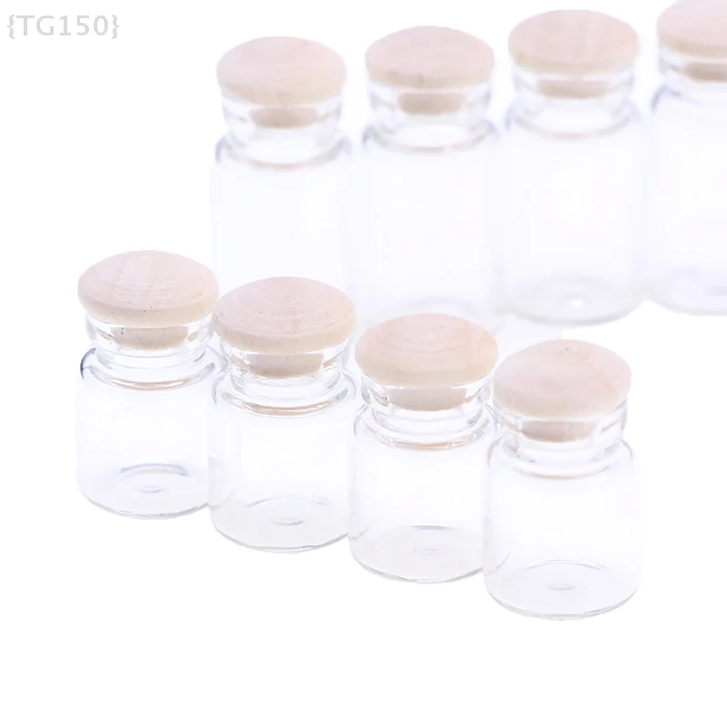 【De】Mini tarro de almacenamiento transparente para casa de muñecas, 4 piezas, tarro de dulces para juegos de comida de cocina para decoración de escenas