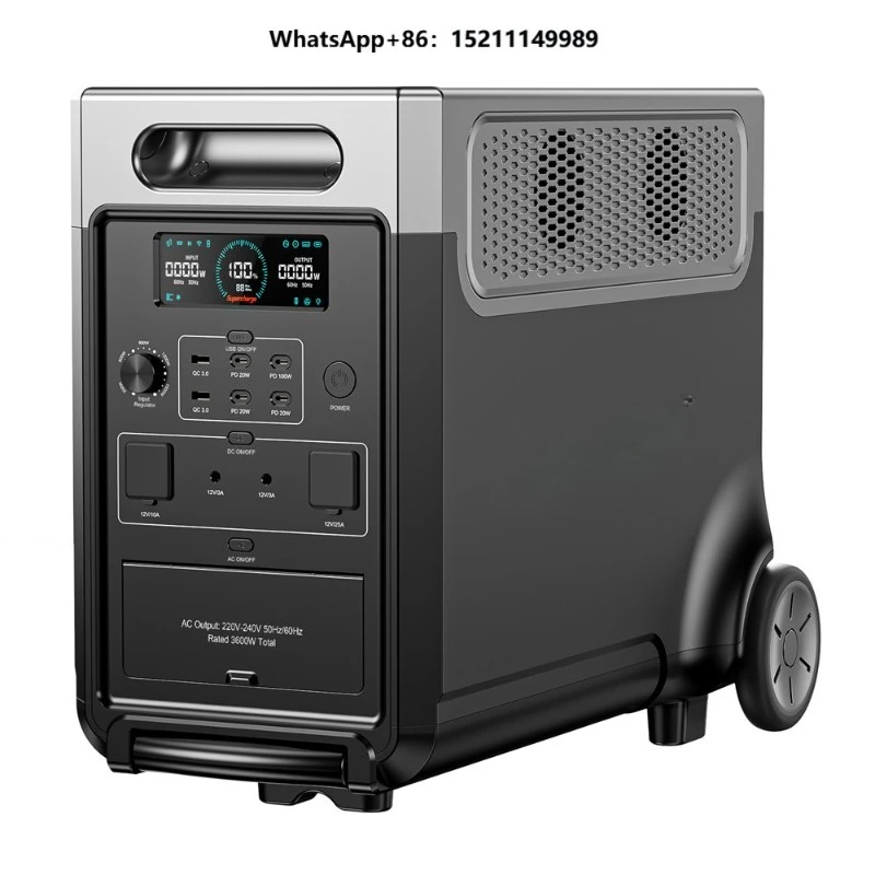Emergency Use Main Station Expanded 3840wh Capacity off Grid Solar Power Generator Battery Storage System