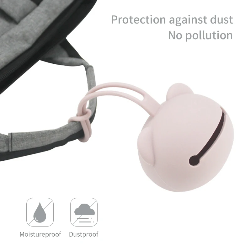 

Baby Pacifier Holder BPA Free Food Grade Silicone Infant Portable Soother Container Box Nipple Storage Box