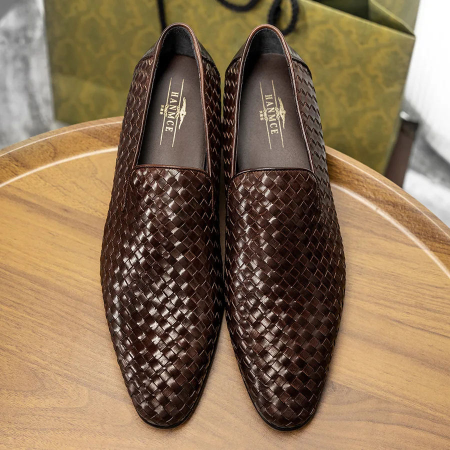 Genuine Knitted Leather Men's Dress Shoes: A Complete Review for Style, Comfort, and Longevity Genuine Knitted Leather Men's Dress Shoes: A Complete Review for Style, Comfort, and Longevity