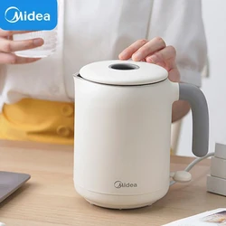 Midea 0.6L czajnik elektryczny 800W herbata kawa ze stali nierdzewnej Smart wyłączania zasilania czajnik wodny czajniczek 220V czajniki elektryczne do domu