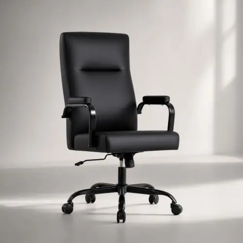 Office Desk Chair,Leather Conference Room Chairs with Wheels,Modern High Back Executive Office Chair with Memory