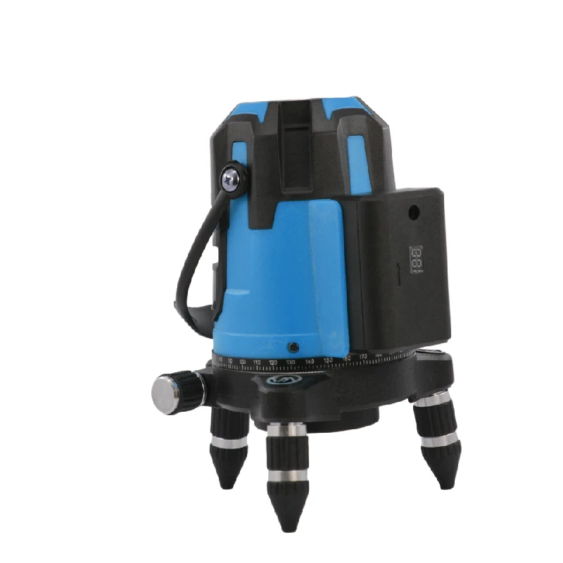 3-Lines Lase Level 360 Degree Rotating LaseLevel Set With Two Large Batteries