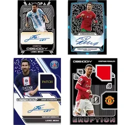 2022 Panini Diy Obsidian Mirror Refraction Star Card Messi Ronaldo Signature Limited Collection Card