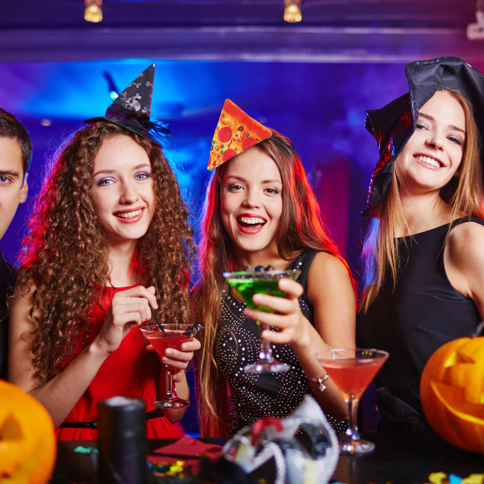 

Pizza Slice Hat Kids Adult Halloween Costume Party Accessory Fun Crazy Food Themed Prop Italian Night Decoration Gourmet Gift