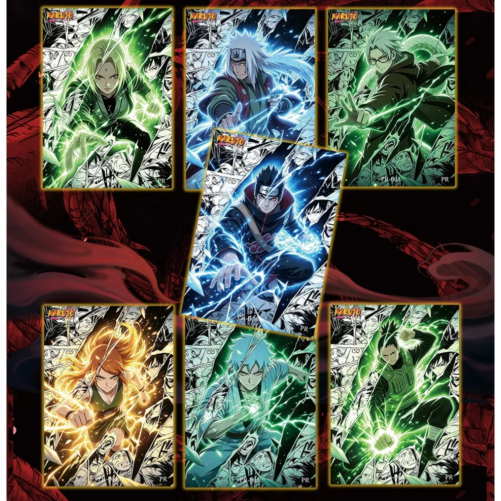 Naruto Japanese Anime Celebrity Periphery Collection Cards Creative Precious Characters Exquisite Close-up Trendy Surprise Card