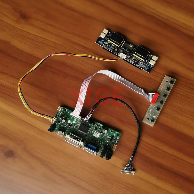 

Плата контроллера ЖК-монитора, совместимая с LTM153W1 M170XW01 LTM170W1 LM171W01, 1280*768, 4-CCFL, LVDS, 20-контактная, 1280x768, комплект VGA+DVI+HDMI