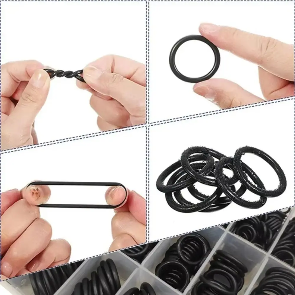 

Assortment Set Air Conditioning O Ring Kit Maintenance Rubber Accessories O-Type Sealing Rubber Ring 24 Size Durable