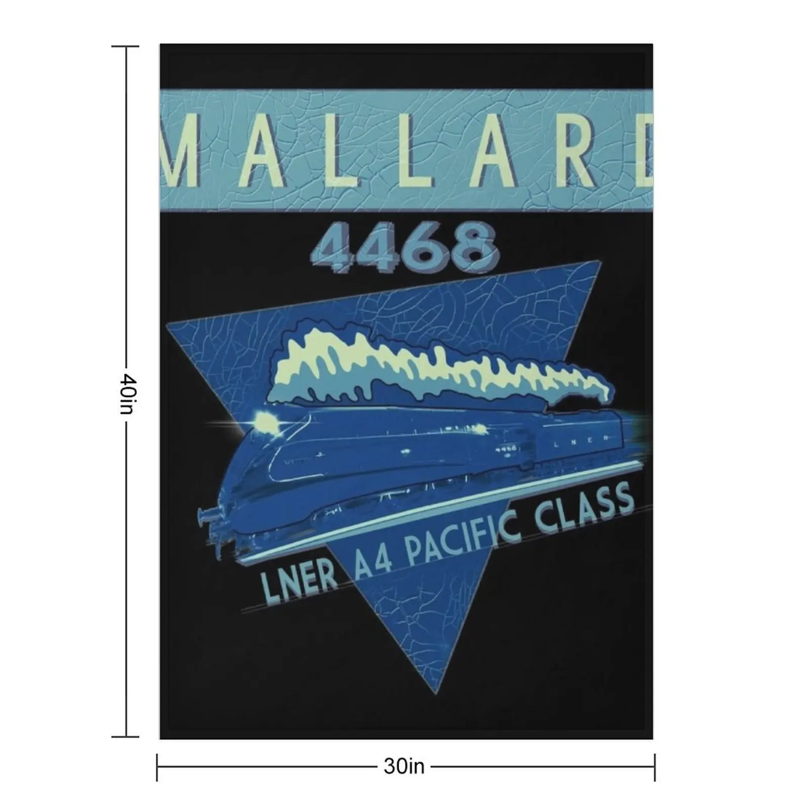 The Legendary Mallard Pacific Class Steam Train Locomotive Engine Throw Blanket decorative for sofa Decorative Beds Blankets