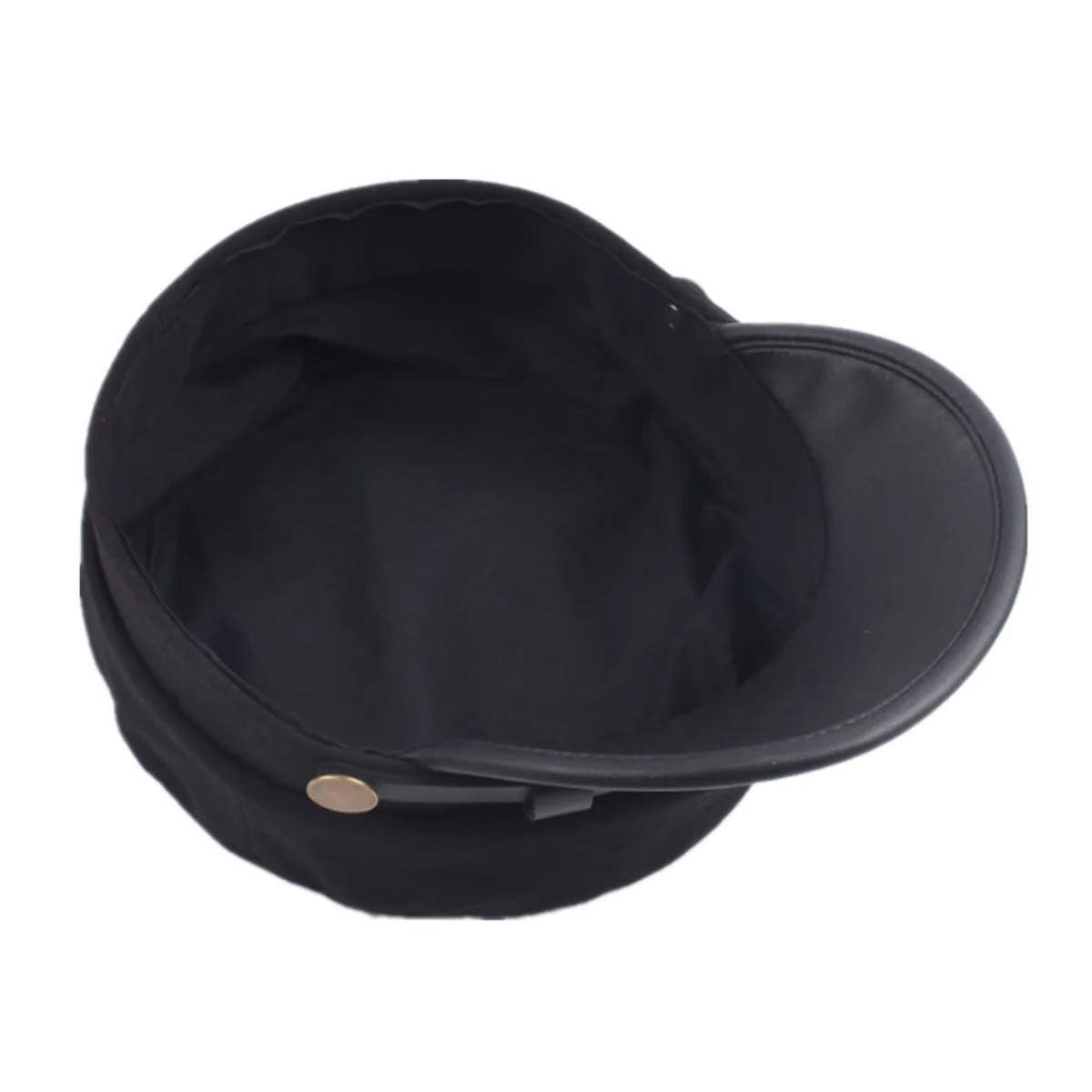 

Black Beret Hat Vintage Foldable Winter Cap For Men Women Unisex Fashion Painter Hat Lightweight Navy Flat Top