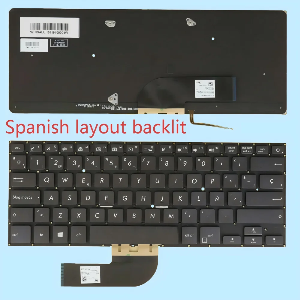B9440 Spanish/US/Ukrainian keyboard Laptop keyboard for ASUS pro B9440 B9440U B9440UA B9440FA Replacement Keyboard