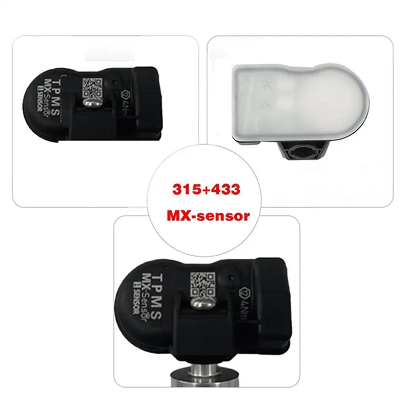 AU28-3X Car Tyre TPMS Sensor Programmable MX Sensor 315MHZ+433Mhz 2 In 1 For Autel Tool TS408 TS508 ITS600