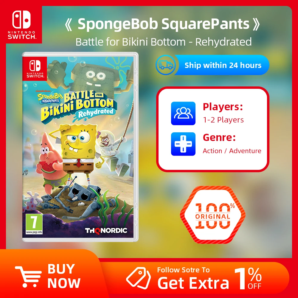 Jogo do Bob Esponja para Nintendo Switch: Uma Avaliação Detalhada e Recomendação