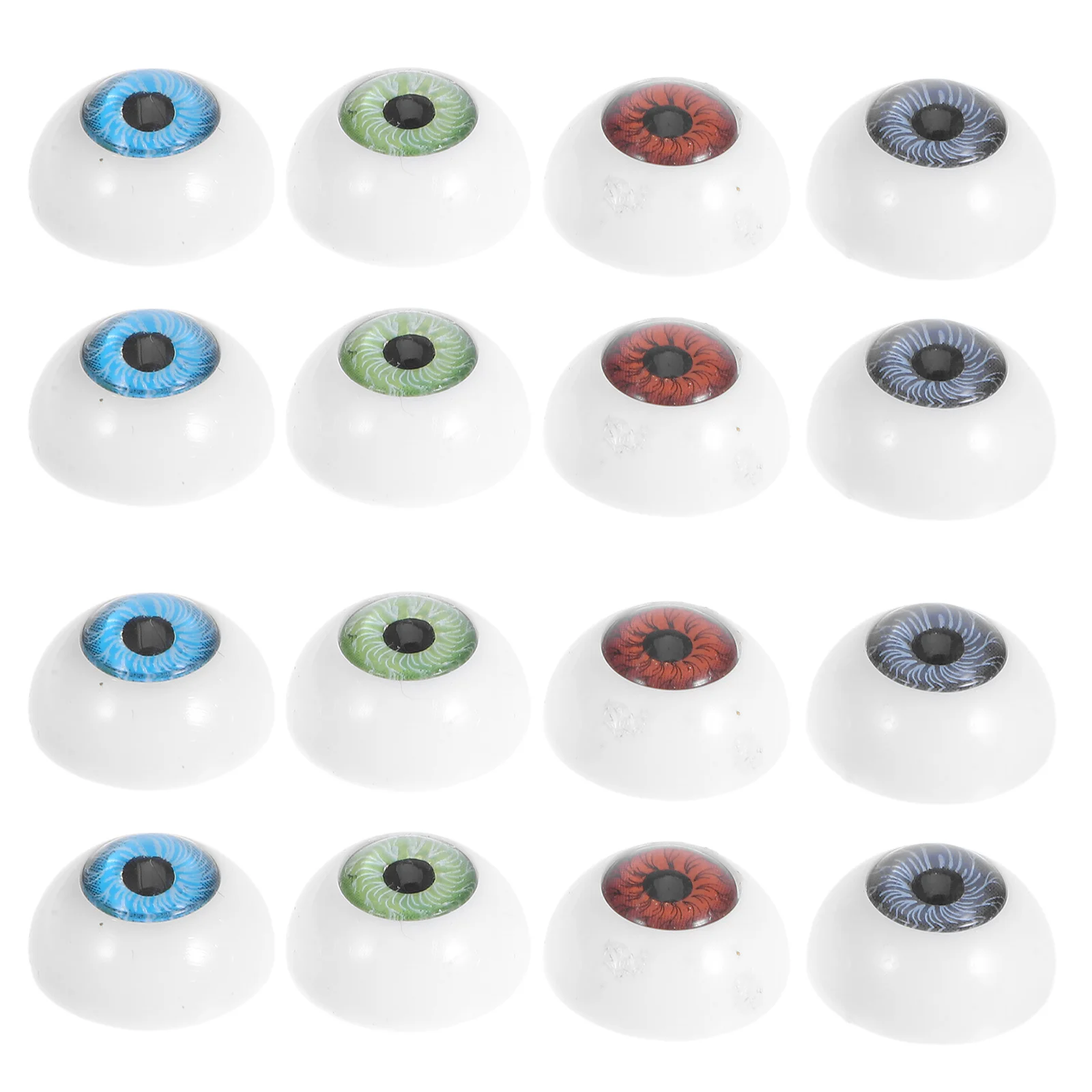 

40Pcs Safety Eyes 20Mm Round Cartoon for Crafts DIY Accessories Realistic Handmade for Stuffed Animals Crochet Puppets