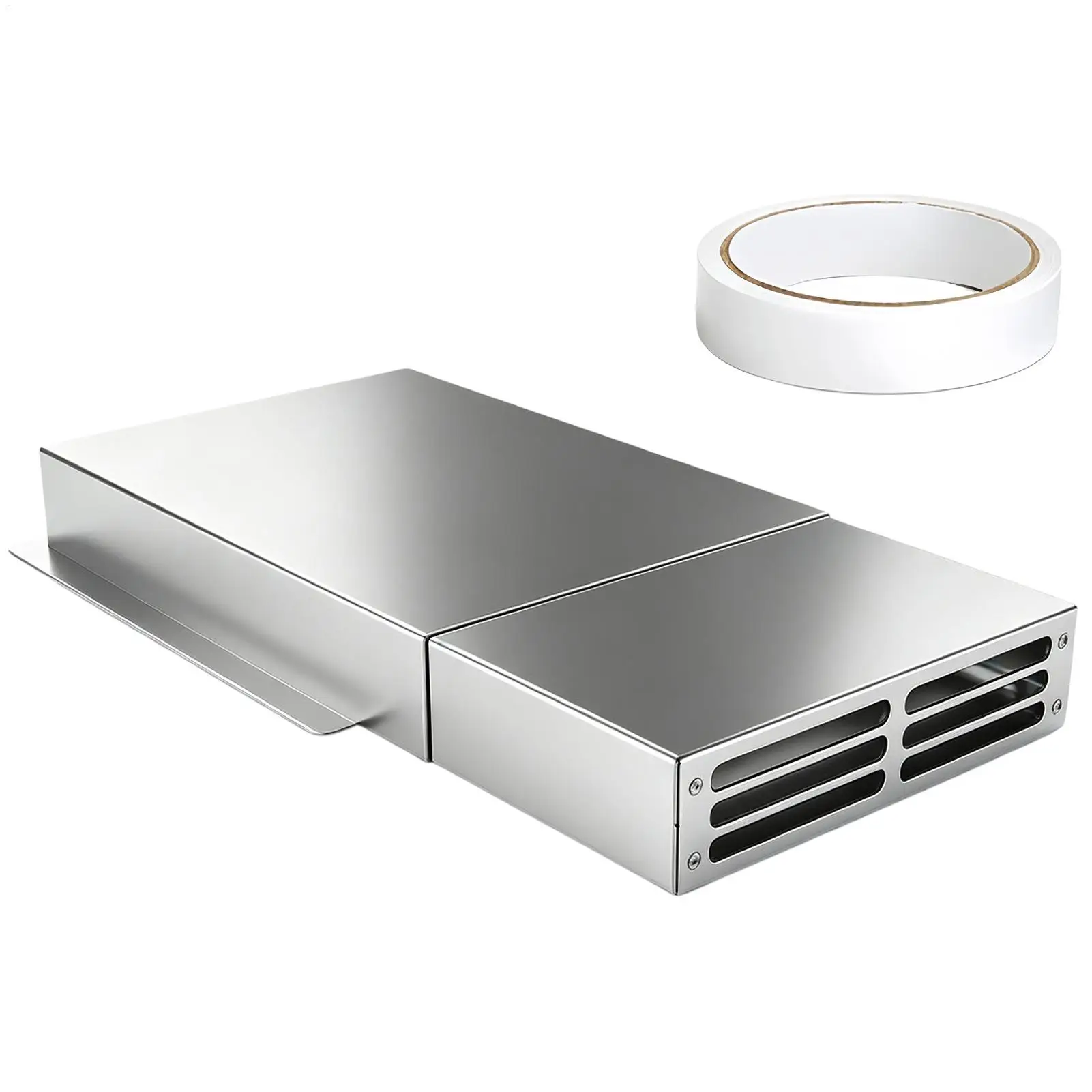 Under Furniture Vent Deflector Adjustable Heat Resistant Heavy-Duty Baseboard Vent Extender For Residences Apartments Offices