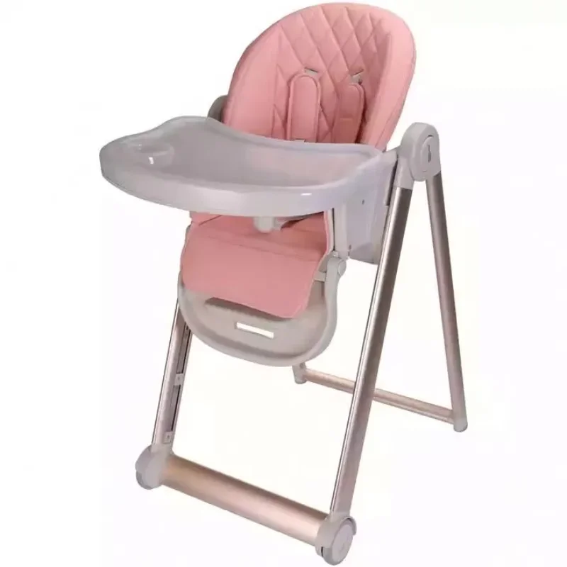 Multifunctional Children's High Chair Baby Dining Chair Leg Height Adjustable Baby Feeding Chair