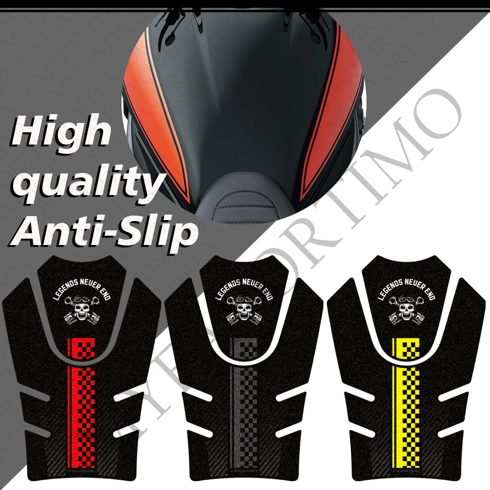 For Z900RS Z900 RS Z 900 Cafe SE ABS Anti Slip Tank Pad Gas Fuel Oil Knee Protection Waterproof Stickers Decals 2017 - 2026