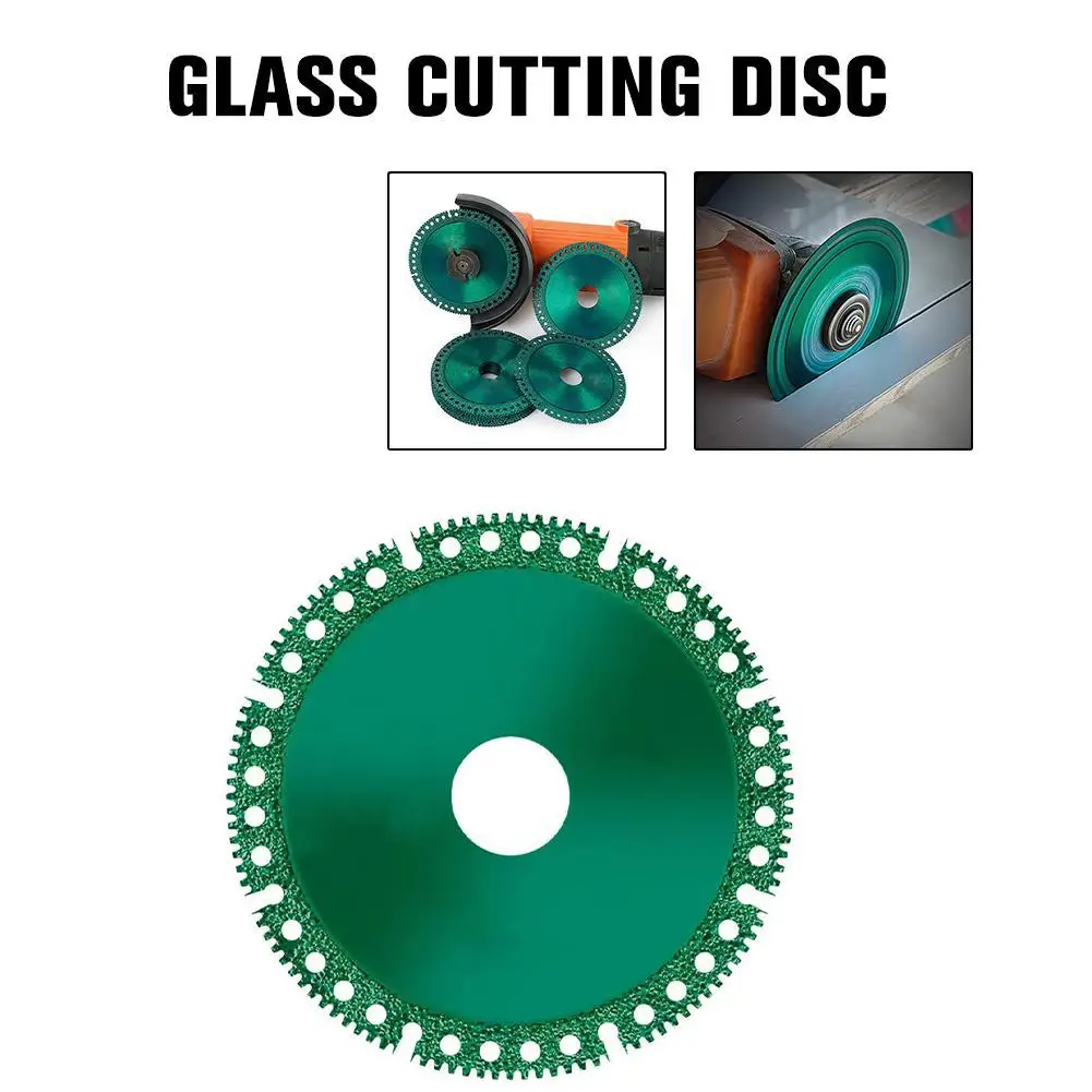 Taglio multifunzionale composito da 4 pollici 1mm di altezza in acciaio al Manganese sega da roccia ultrasottile piastra in ceramica piastrella brasata V8X7