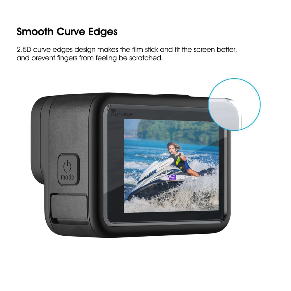 Wholesale Tempered Glass Screen Protector Cover Case for GoPro Hero 11 10 9 Black Lens Protection Protective Film Go pro 10 9