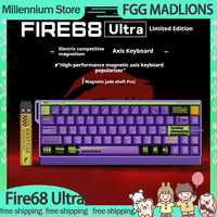 FGG MADLIONS Fire68 Ultra Mechanical Keyboard Magnetic Switch 8K Gaming Rapid Trigger RT 0.04mm Fire 68 Keyboard Customized Gift