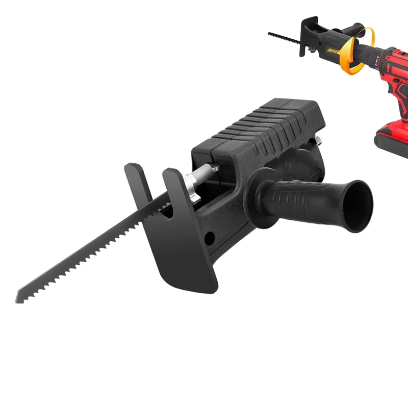 Portable Electric Drill Modified To Electric Reciprocating Saw Adapter Wood Curve Cutting Tools Carpentry Power Tool Accessories