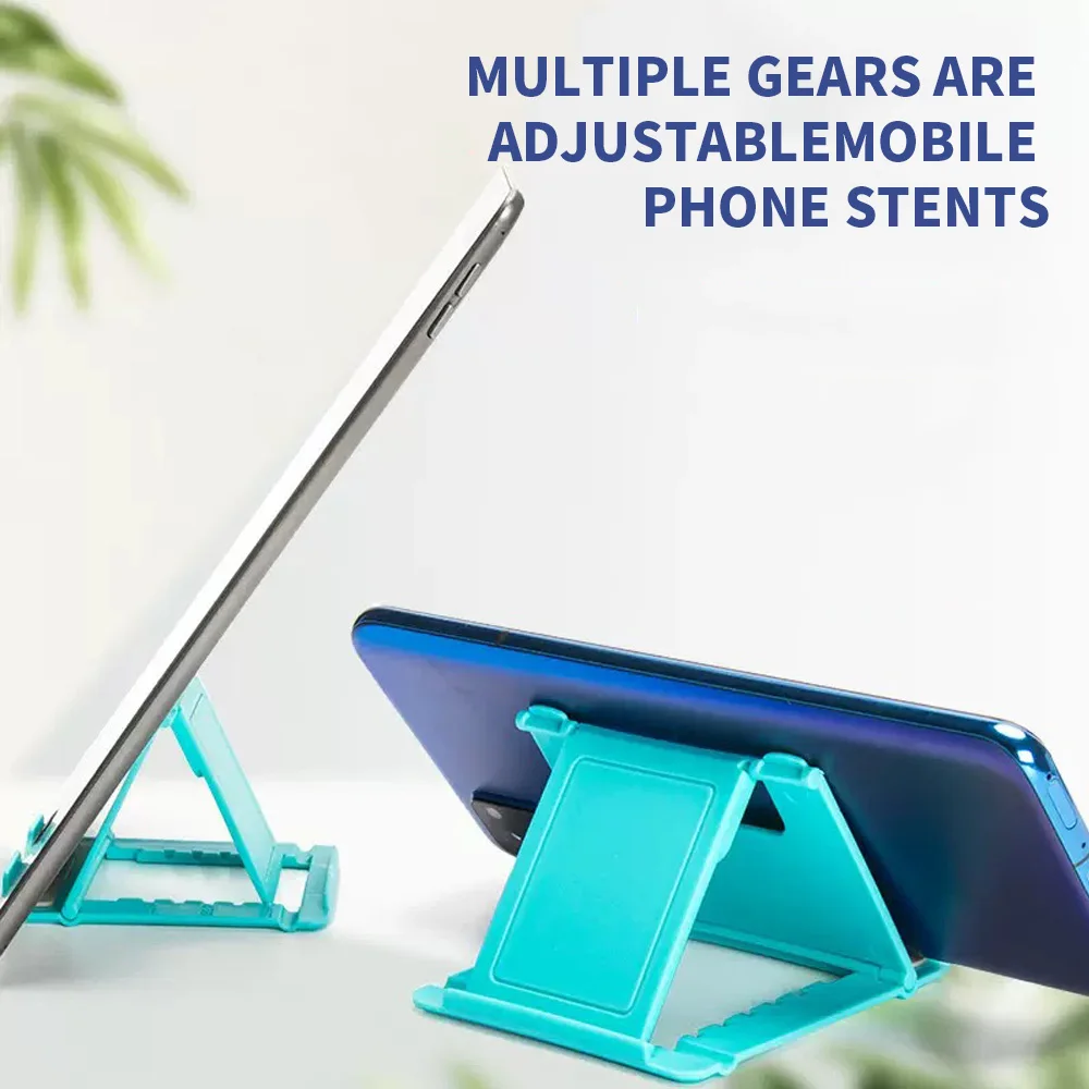 1PC Mini Creative Portable Universal Folding Plastic Phone Holder Tablet Computer Stand