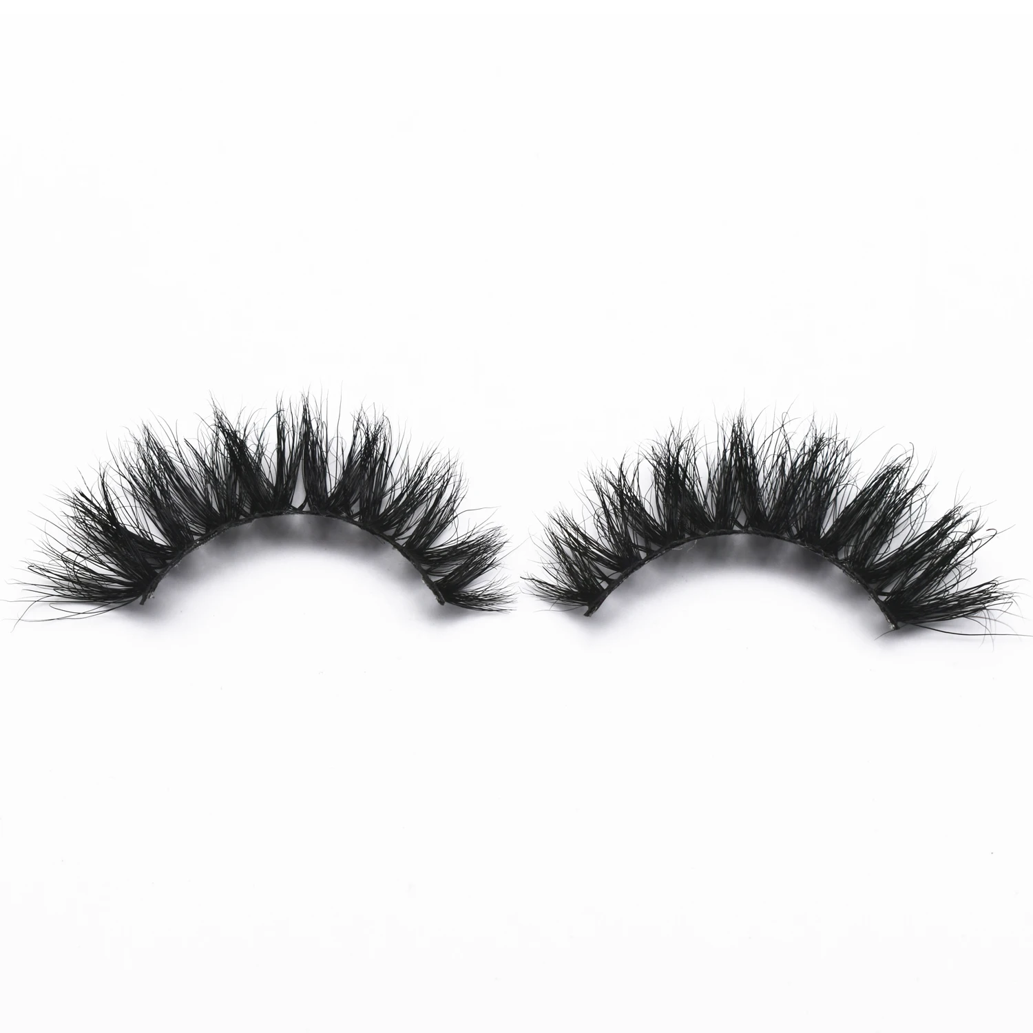 Nerzwimpern Wispy Lashes Flauschige unordentliche 3D-falsche Wimpern Dramatische natürliche lange Wimpern Streifenwimpern Make-up Nerzwimpern Falsche Wimpern