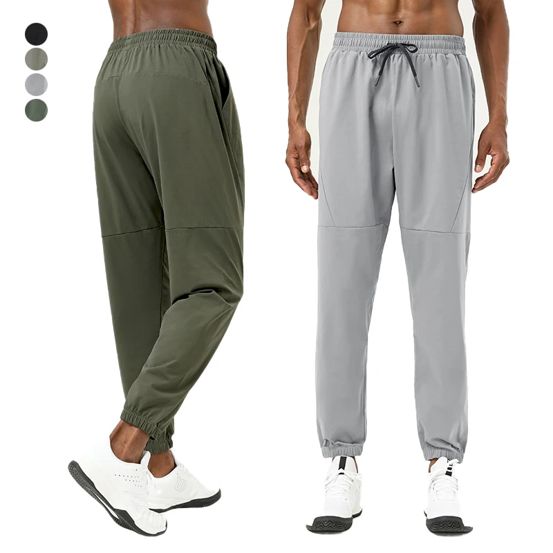 Men Jogger Quick Dry Sports Jogging Pants Stretch Workout Running Pants Men Drawstring Sweatpants Fitness Casual Men Trousers