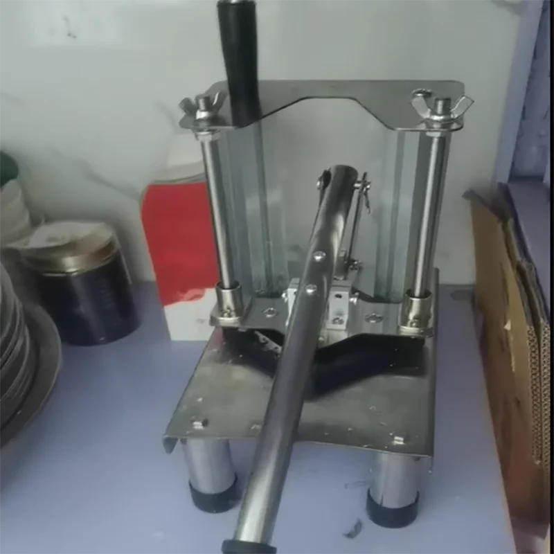 Professional Heavy Duty Eco-Friendly Vertical Manual French Fry &   Potato Slicer for Fries Chips Crisps