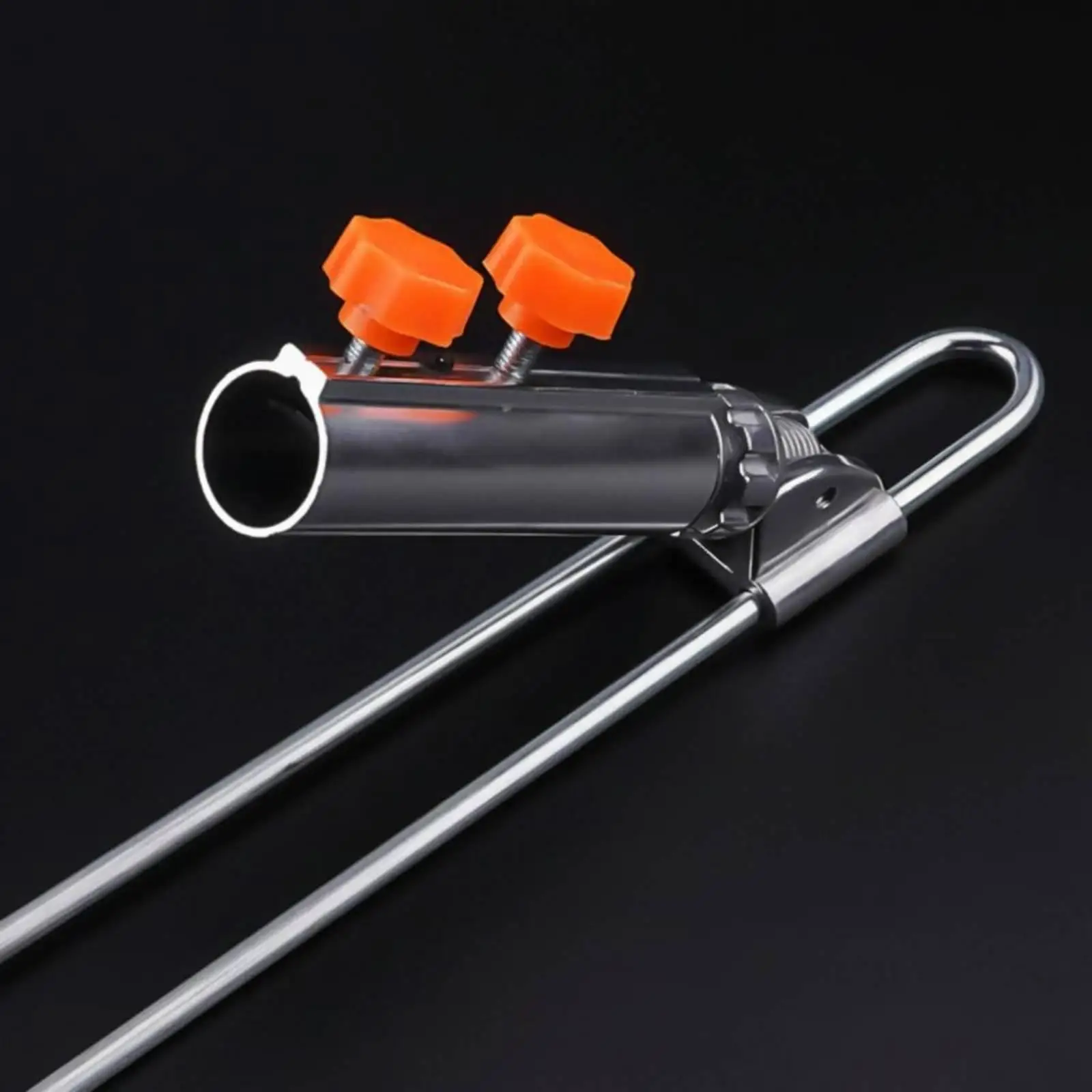 Adjustable Fishing Rod Support Holder for Carp Fishing Bank Rest with Secure Grounding Pegs