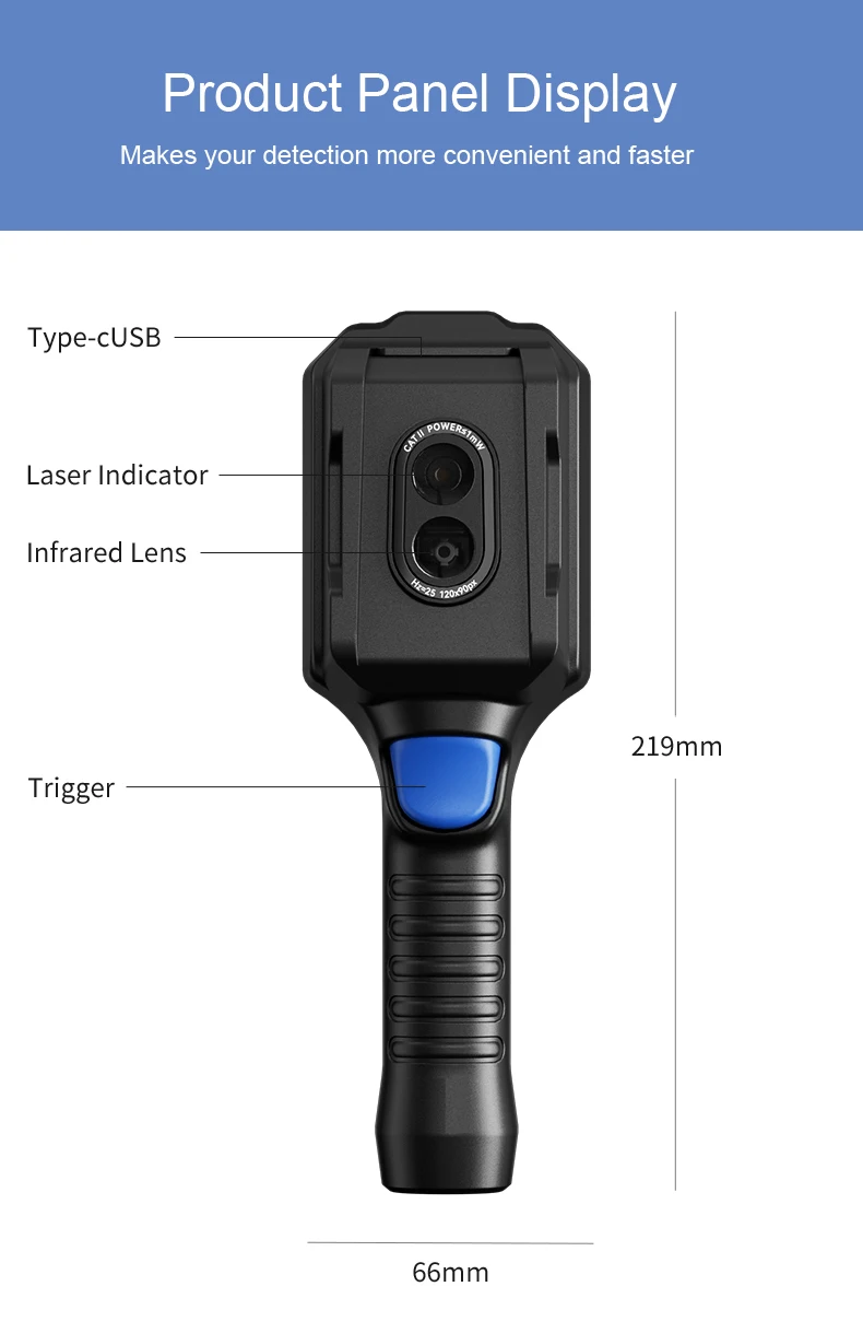 NOYAFA NF-524 Wärmebildkamera für Wasserrohrleck und Leistung, elektrische 120 x 90 tragbare Infrarot-Wärmebildkamera – Detail 17