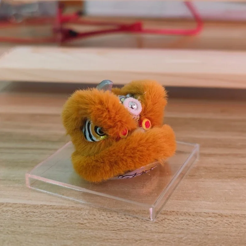 

Lion Dance Ornaments Plush Cute Mini Lion Dance Decoration