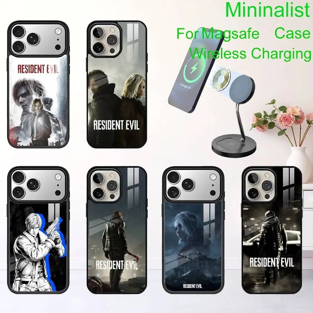

RER Ganme R-Resident Evil R-Requiem-m Phone Case For iPhone17,16,15,14,13 Plus,Pro Max Magnetic For Magsafe Wireless Charging