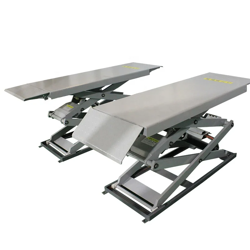 Portable Low Profile Hydraulic Small Scissor Car Lift CE Certified Vehicle Repair Equipment