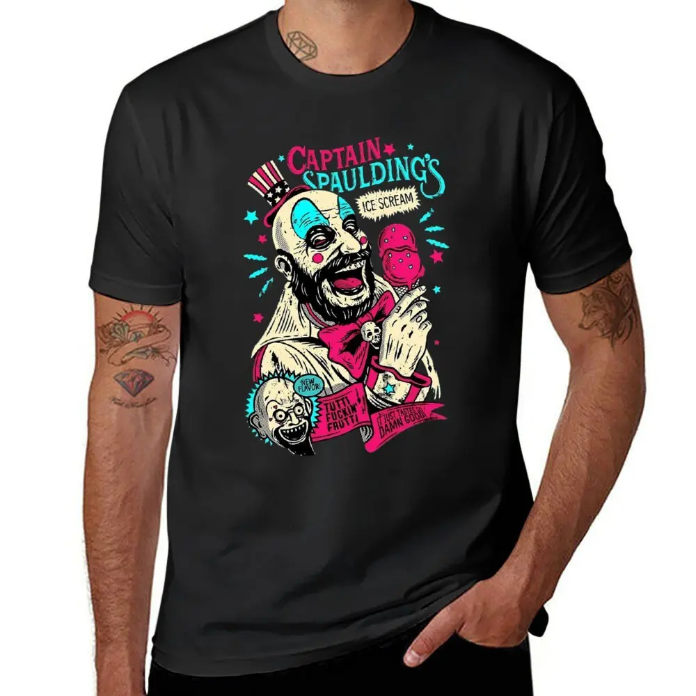 Captain Spaulding House of 1000 Corpses Essenti Fresh T-shirt Sports T-shirts Hipster Humor Travel USA Size