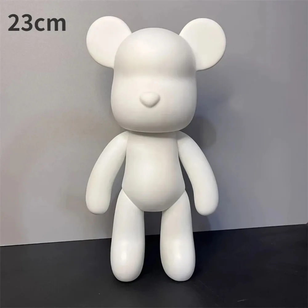 NONE 3 Größen DIY Flüssige Bärenskulptur, handgefertigte Bärenpuppe, Ornamente, gewalttätiger Bär, Graffiti-Gemälde, Eltern-Kind-Spielzeug, Geschenk, Heimdekoration 4