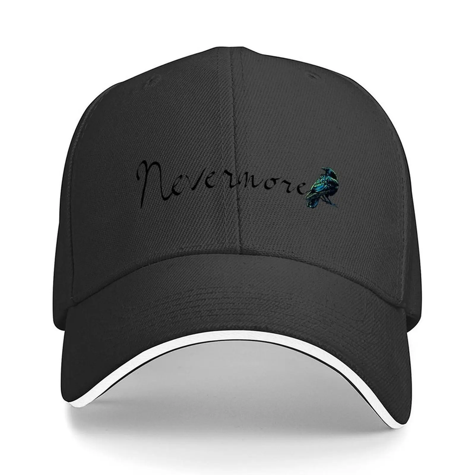 

Edgar Allan Poe - Nevermore Baseball Cap Unique hats beach hat Military Cap Man funny hat Men Caps Women's