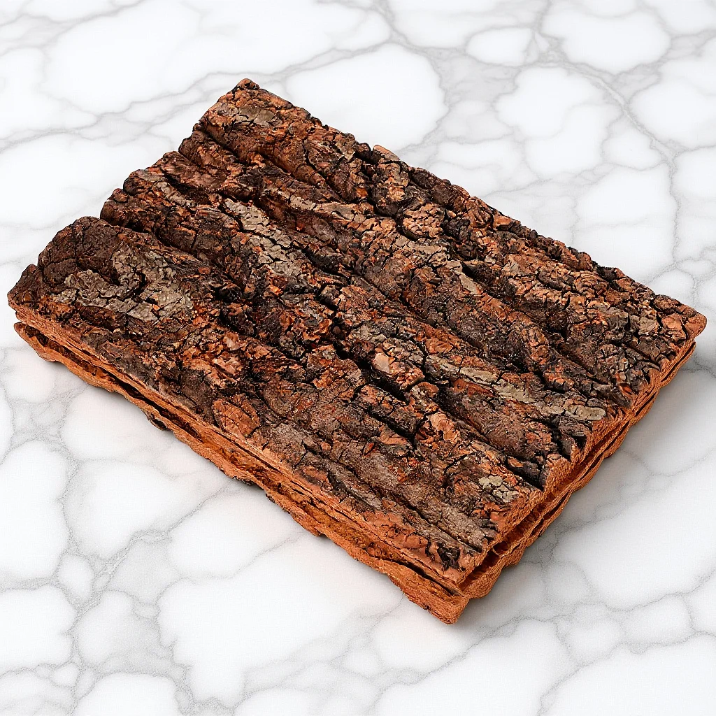 

3Pcs Reptile Tree Bark Platform Natural Cork Bark Ornament Terrarium Background Climbing Plaything Terrarium Background