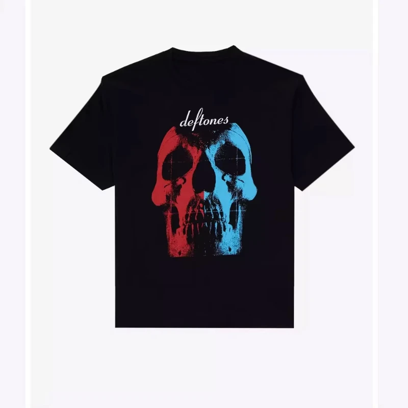 

Deftones Around The Fur Men Women Printed T-Shirt Black Band Unisex Cotton Summer Street Harajuku T Shirts Oversize Clothing