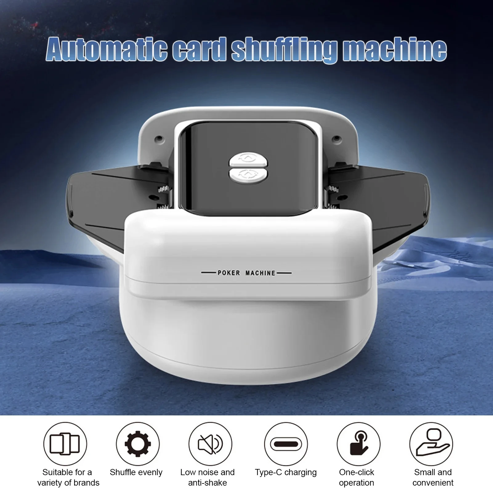 التلقائي بطاقة المتثاقل 2 سطح السفينة بطاقة الكازينو الكهربائية المتثاقل قابلة للشحن اللاسلكي آلة البوكر آلة تاجر البطاقات نوع-C ميناء #5