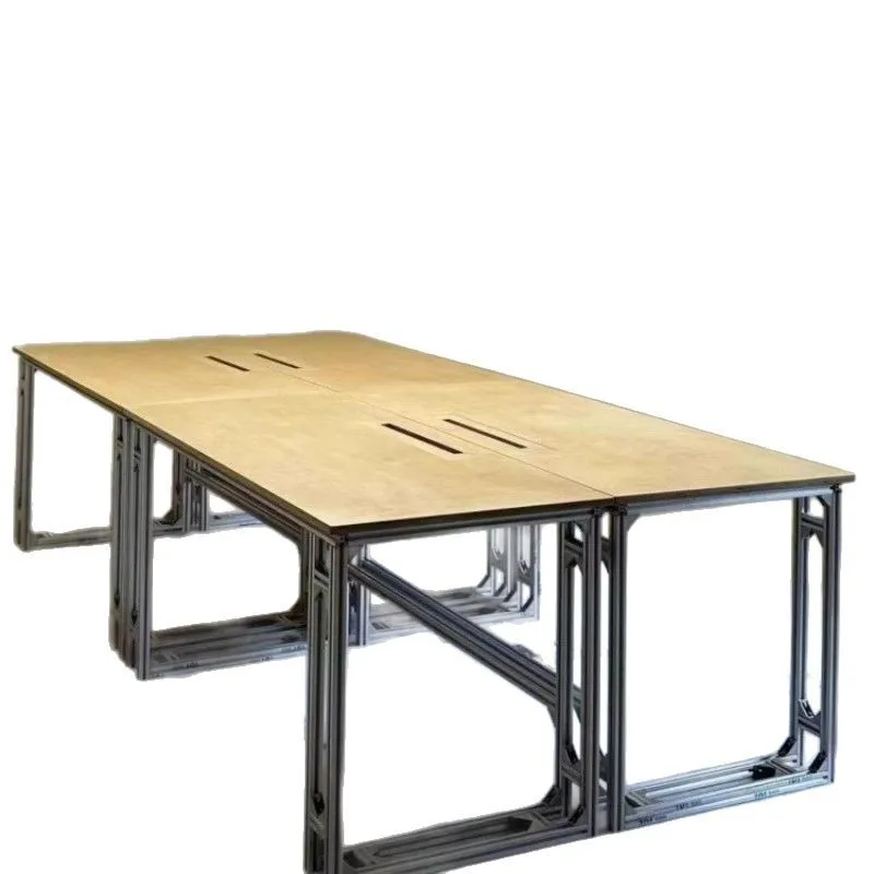 

Birch aluminum profile, single person, multi-person computer desk, long table, conference table, conference table, office des