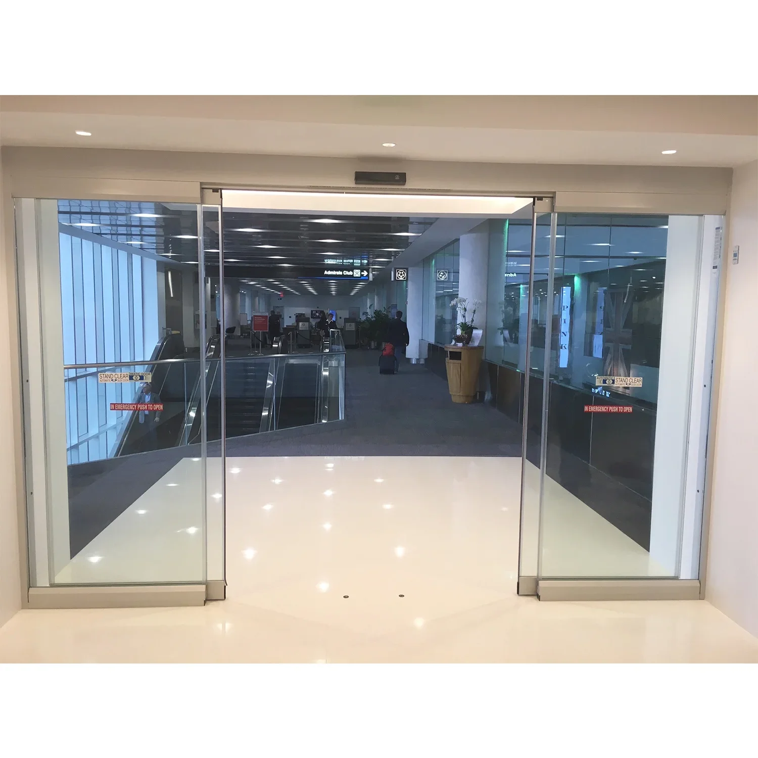 Commercial Glass Sliding Door 200KG Automatic Sliding Door Opener With Dunker Motor D20