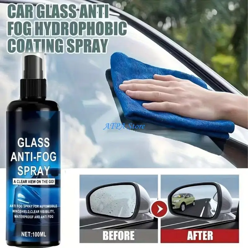 U13C Premium Long Lasting Anti Fog Sprayed For Car Windshield And Helmets 100ml